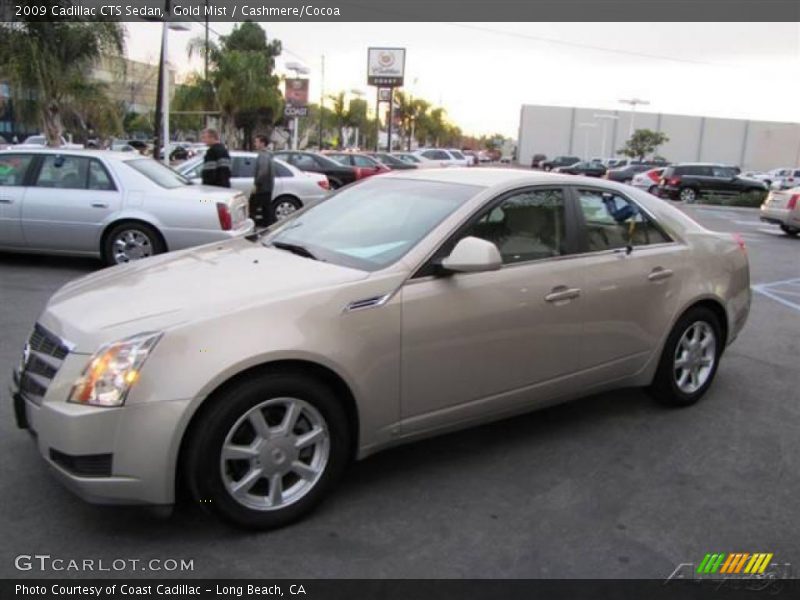 Gold Mist / Cashmere/Cocoa 2009 Cadillac CTS Sedan