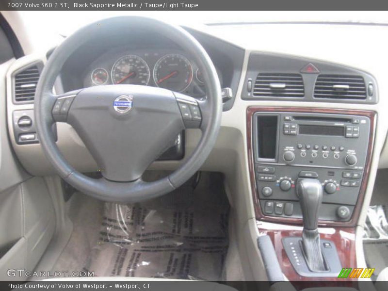 Black Sapphire Metallic / Taupe/Light Taupe 2007 Volvo S60 2.5T