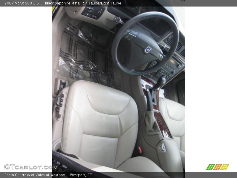 Black Sapphire Metallic / Taupe/Light Taupe 2007 Volvo S60 2.5T