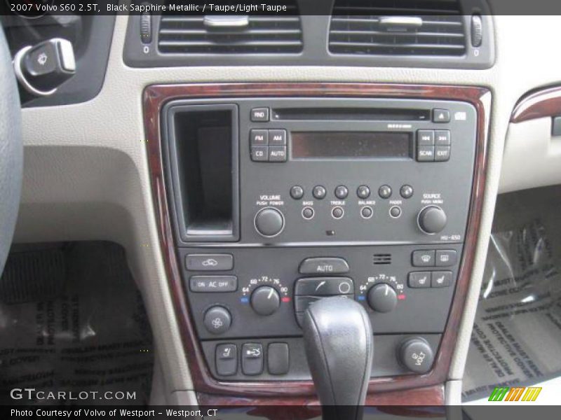 Black Sapphire Metallic / Taupe/Light Taupe 2007 Volvo S60 2.5T