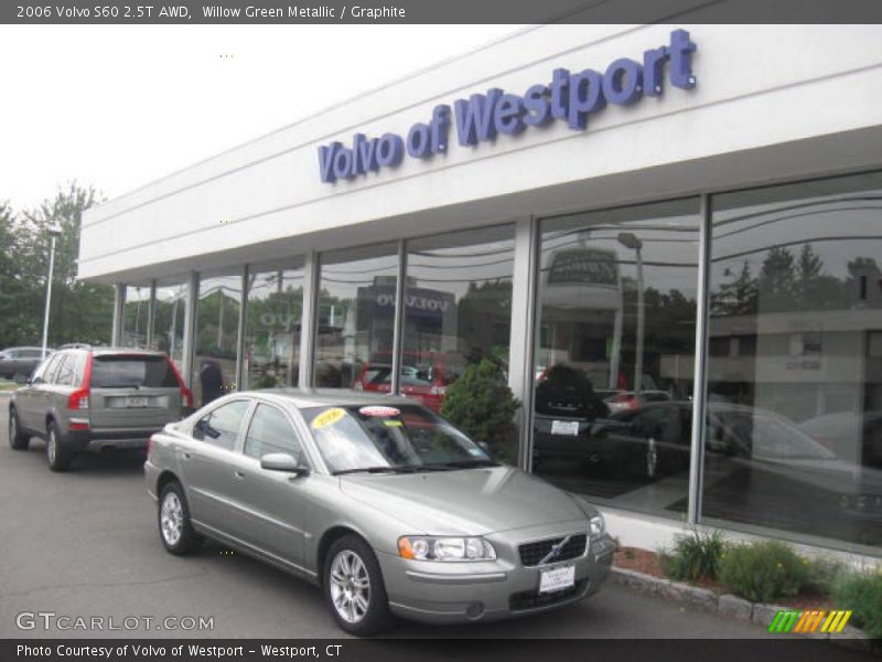Willow Green Metallic / Graphite 2006 Volvo S60 2.5T AWD