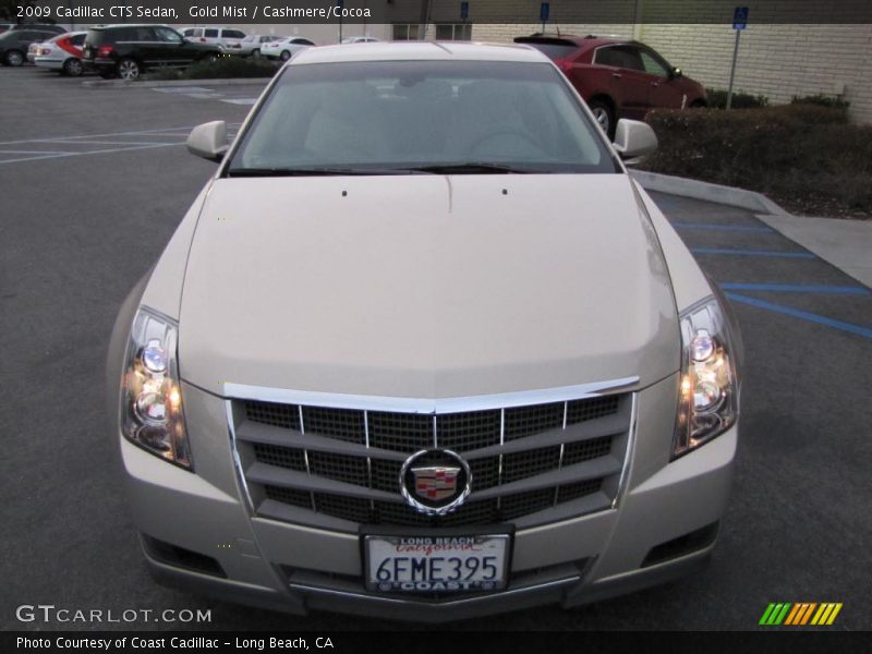 Gold Mist / Cashmere/Cocoa 2009 Cadillac CTS Sedan
