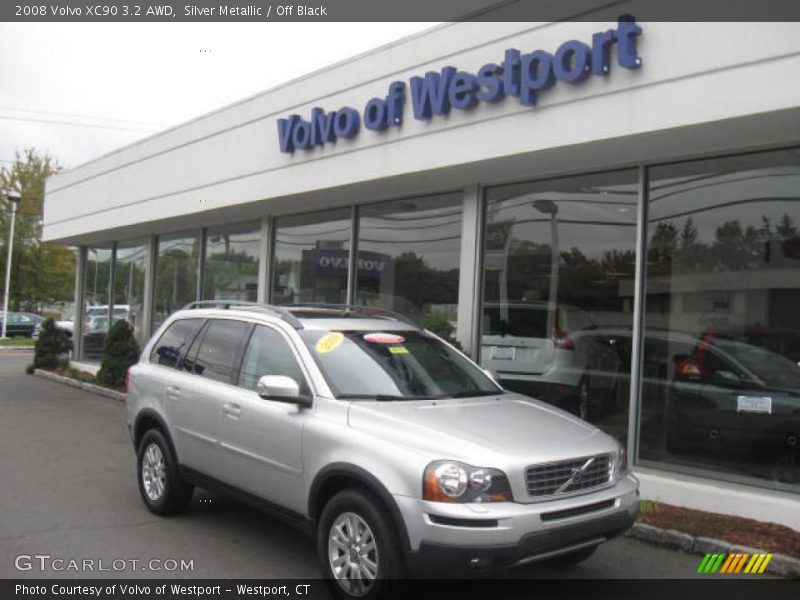 Silver Metallic / Off Black 2008 Volvo XC90 3.2 AWD