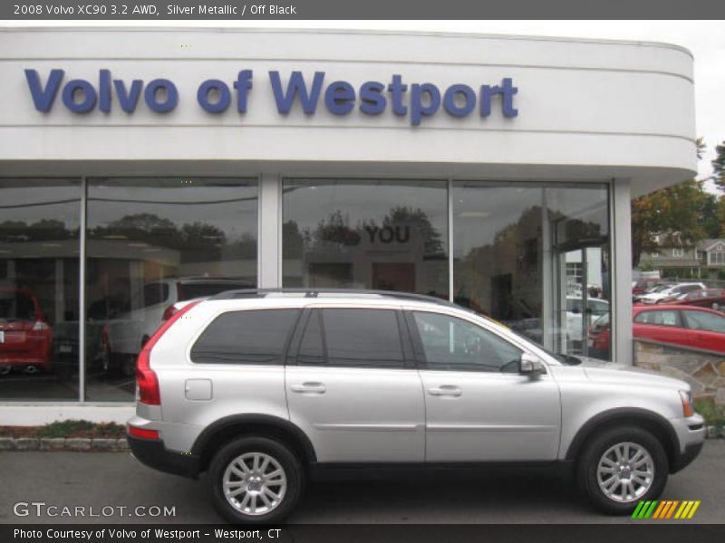 Silver Metallic / Off Black 2008 Volvo XC90 3.2 AWD