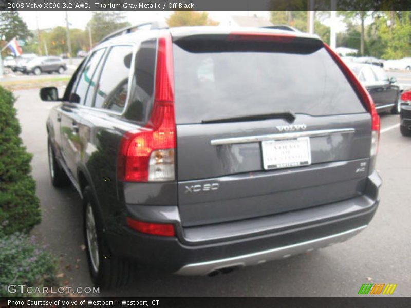 Titanium Gray Metallic / Off Black 2008 Volvo XC90 3.2 AWD