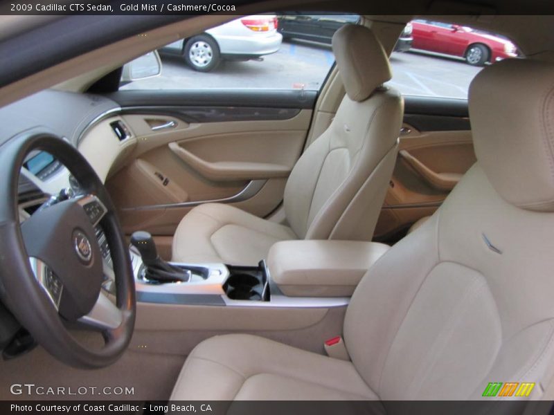 Gold Mist / Cashmere/Cocoa 2009 Cadillac CTS Sedan