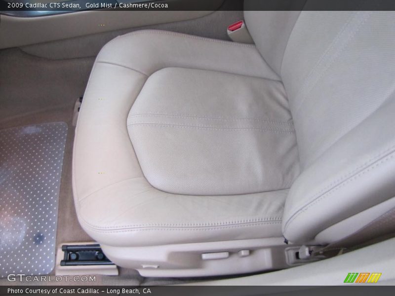 Gold Mist / Cashmere/Cocoa 2009 Cadillac CTS Sedan