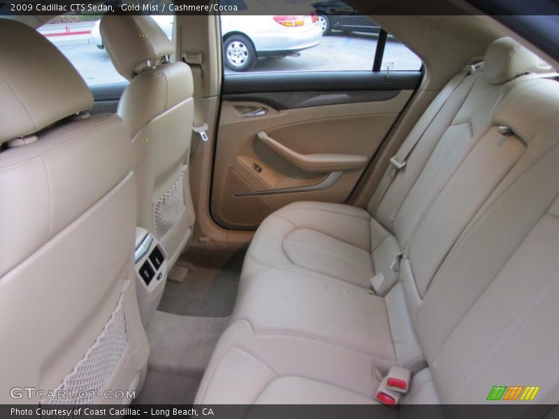 Gold Mist / Cashmere/Cocoa 2009 Cadillac CTS Sedan