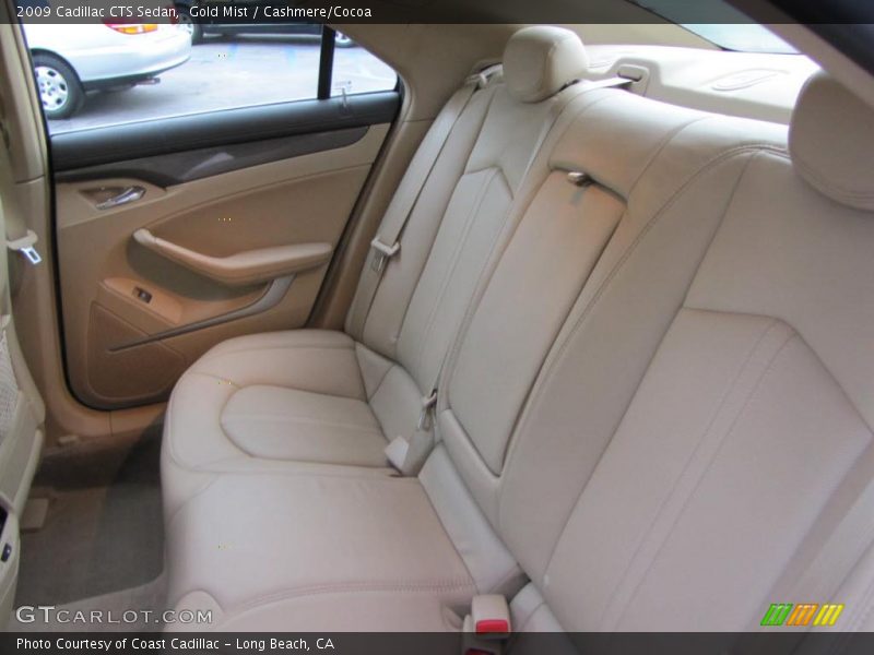 Gold Mist / Cashmere/Cocoa 2009 Cadillac CTS Sedan