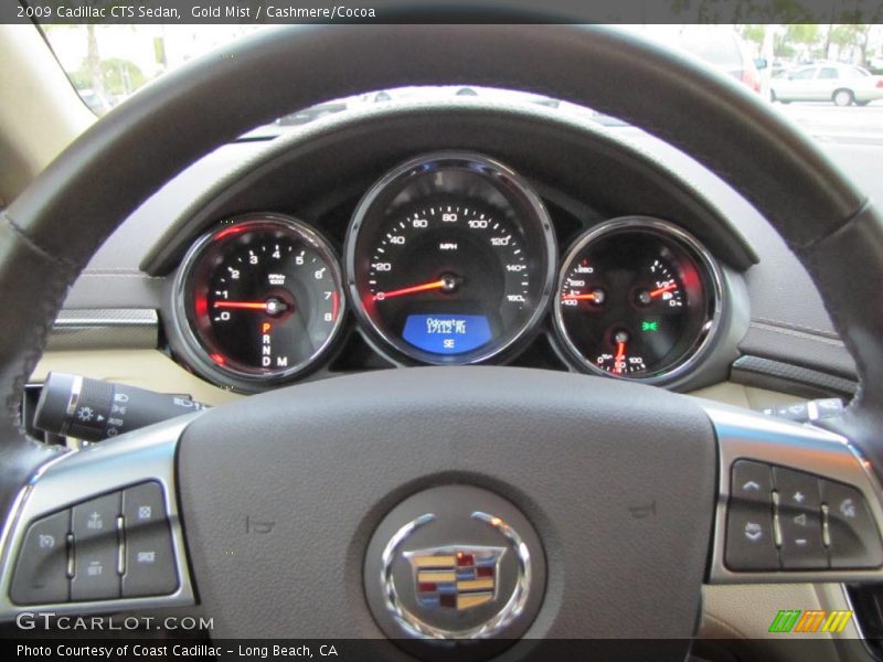 Gold Mist / Cashmere/Cocoa 2009 Cadillac CTS Sedan