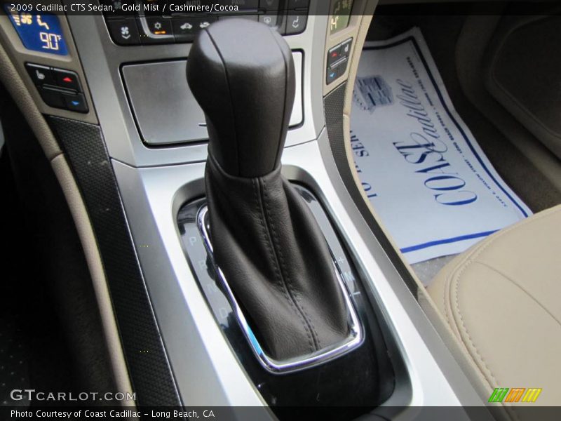 Gold Mist / Cashmere/Cocoa 2009 Cadillac CTS Sedan