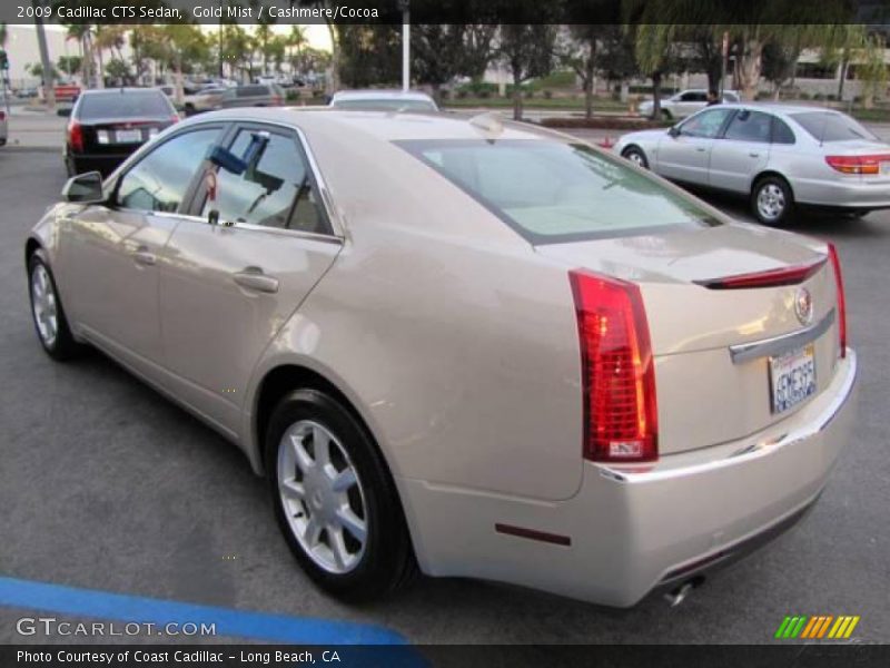 Gold Mist / Cashmere/Cocoa 2009 Cadillac CTS Sedan