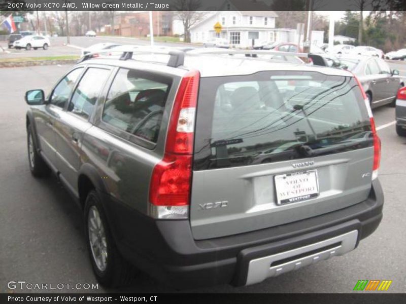 Willow Green Metallic / Taupe 2007 Volvo XC70 AWD