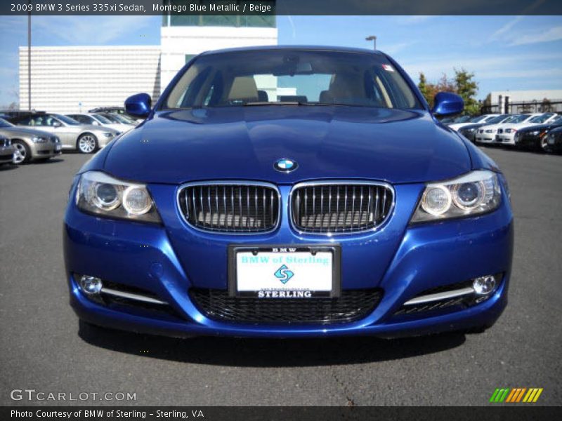 Montego Blue Metallic / Beige 2009 BMW 3 Series 335xi Sedan