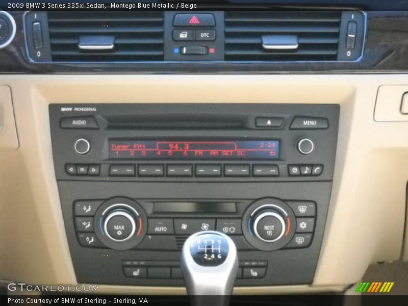 Montego Blue Metallic / Beige 2009 BMW 3 Series 335xi Sedan