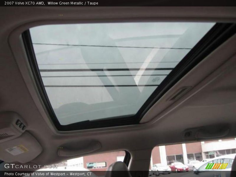 Willow Green Metallic / Taupe 2007 Volvo XC70 AWD