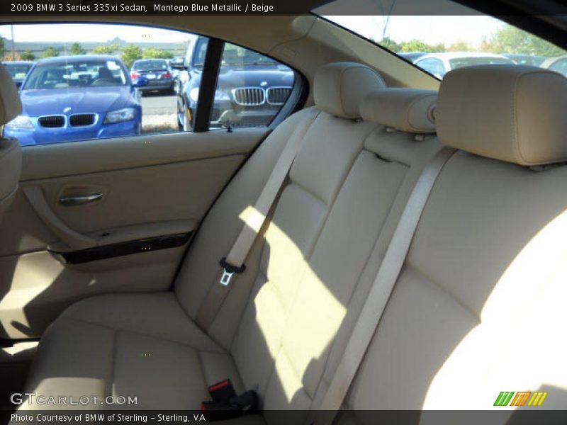 Montego Blue Metallic / Beige 2009 BMW 3 Series 335xi Sedan