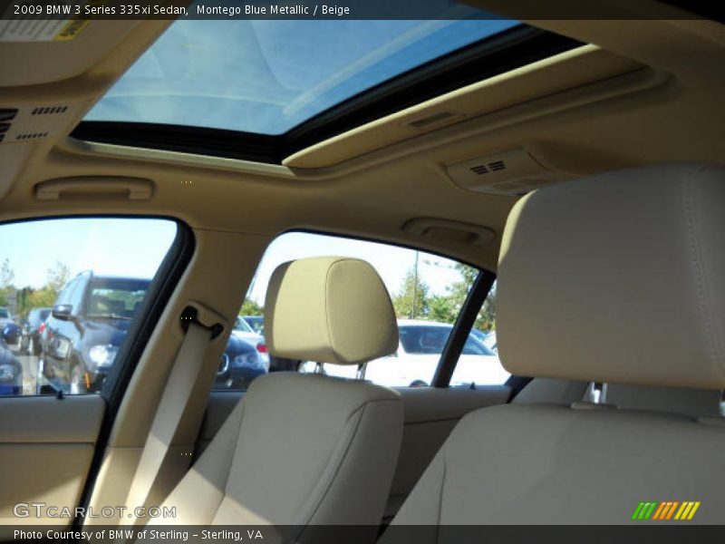 Montego Blue Metallic / Beige 2009 BMW 3 Series 335xi Sedan