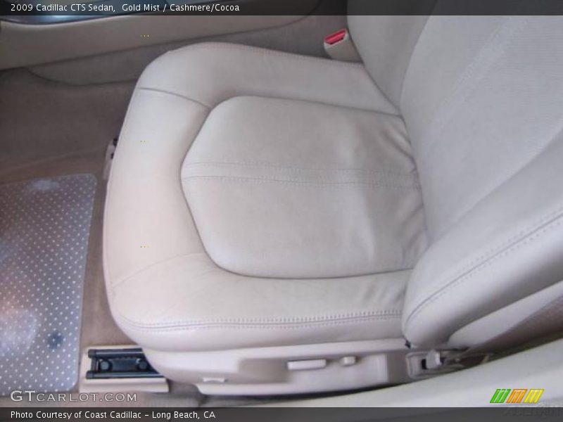 Gold Mist / Cashmere/Cocoa 2009 Cadillac CTS Sedan