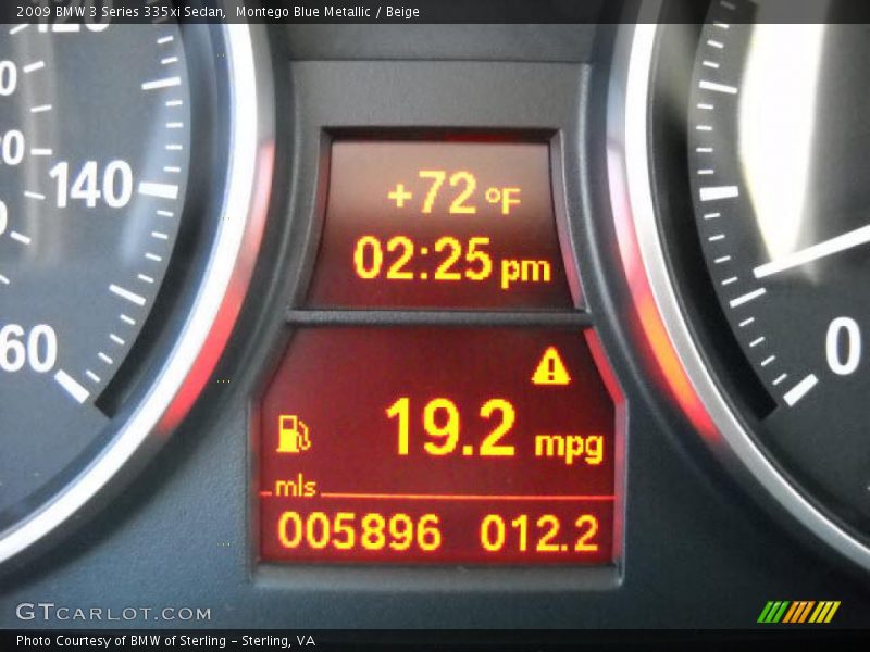 Montego Blue Metallic / Beige 2009 BMW 3 Series 335xi Sedan