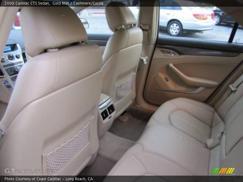 Gold Mist / Cashmere/Cocoa 2009 Cadillac CTS Sedan