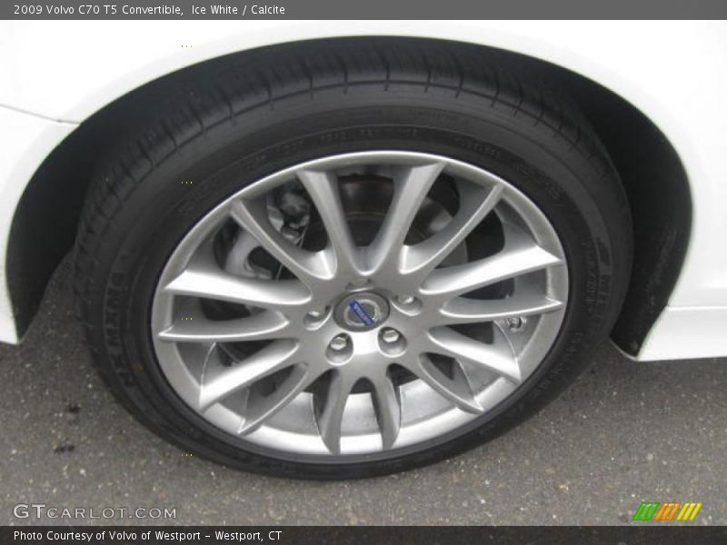 Ice White / Calcite 2009 Volvo C70 T5 Convertible