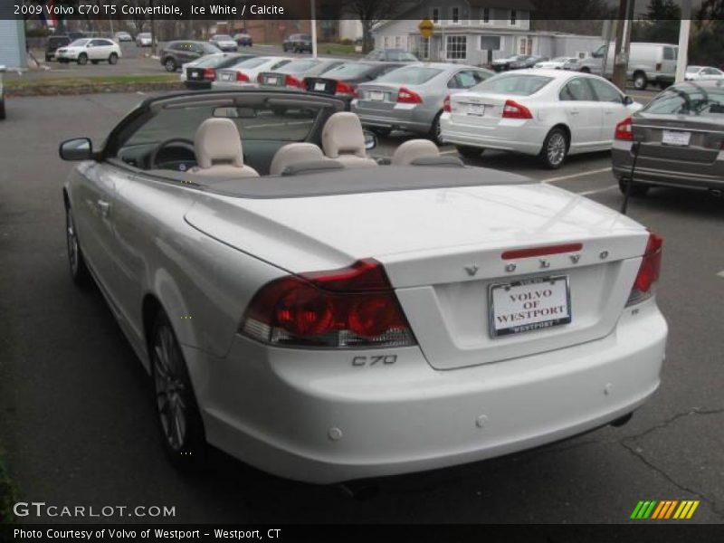 Ice White / Calcite 2009 Volvo C70 T5 Convertible