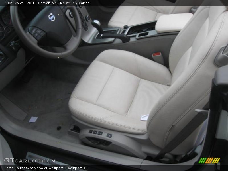 Ice White / Calcite 2009 Volvo C70 T5 Convertible