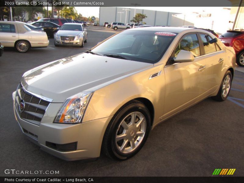 Gold Mist / Cashmere/Cocoa 2009 Cadillac CTS Sedan
