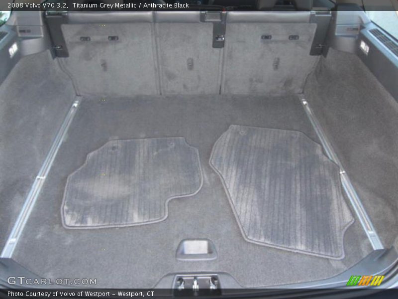 Titanium Grey Metallic / Anthracite Black 2008 Volvo V70 3.2