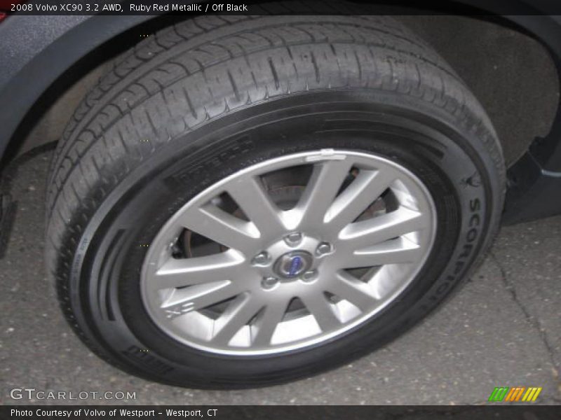 Ruby Red Metallic / Off Black 2008 Volvo XC90 3.2 AWD
