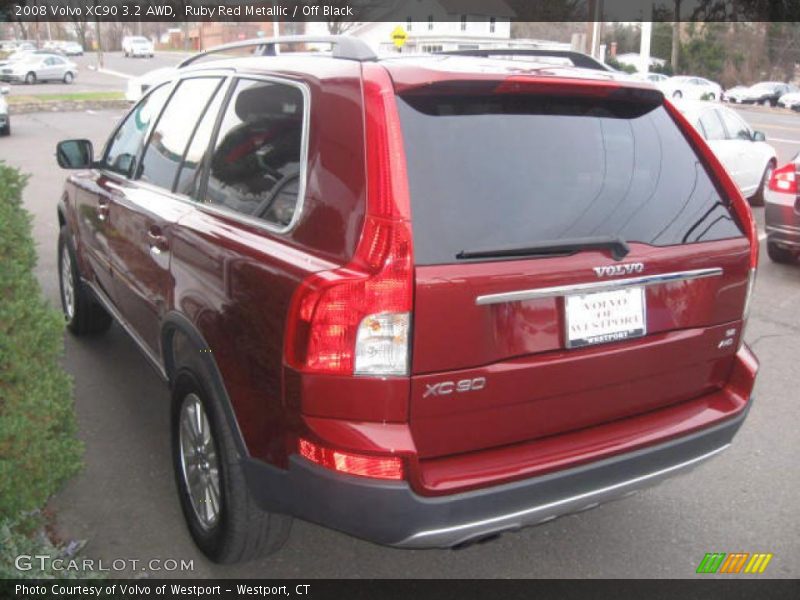 Ruby Red Metallic / Off Black 2008 Volvo XC90 3.2 AWD