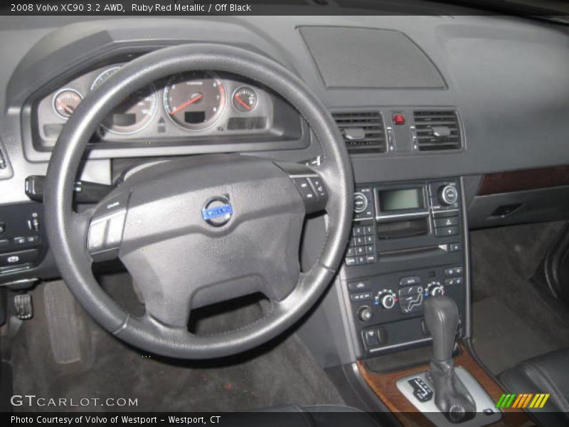Ruby Red Metallic / Off Black 2008 Volvo XC90 3.2 AWD