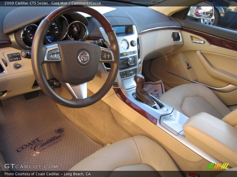 Gold Mist / Cashmere/Cocoa 2009 Cadillac CTS Sedan