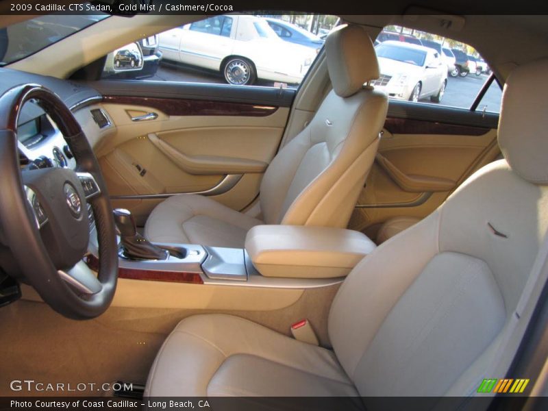 Gold Mist / Cashmere/Cocoa 2009 Cadillac CTS Sedan