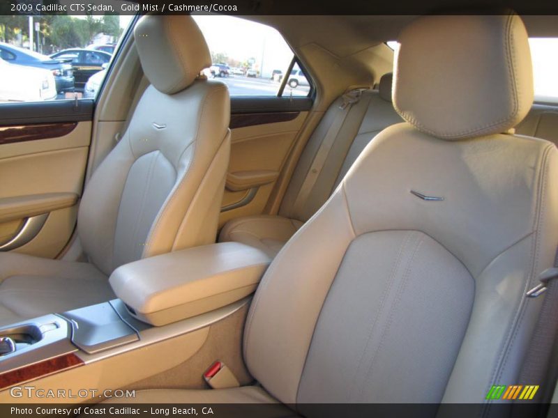 Gold Mist / Cashmere/Cocoa 2009 Cadillac CTS Sedan