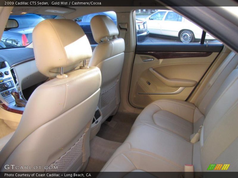 Gold Mist / Cashmere/Cocoa 2009 Cadillac CTS Sedan