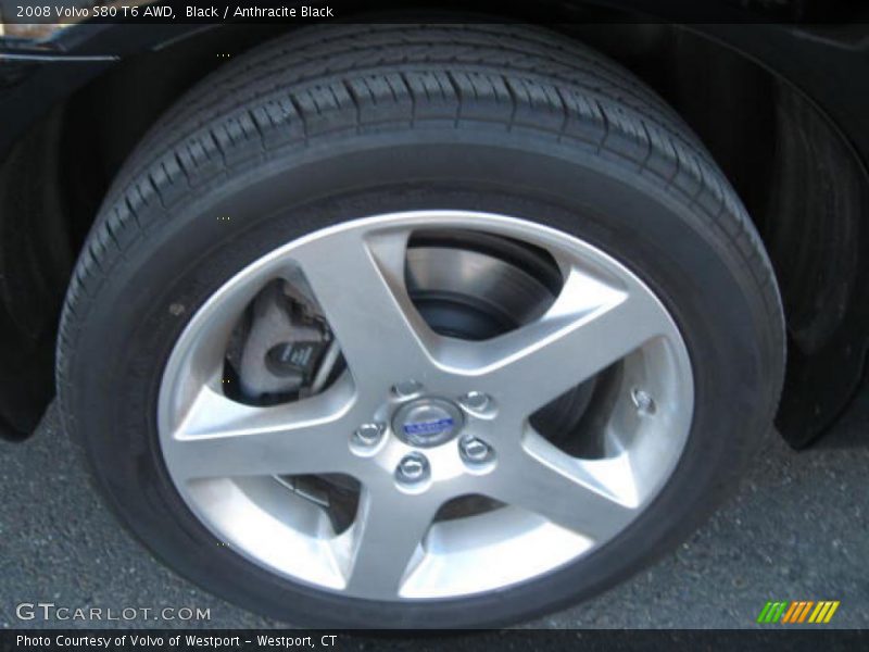 Black / Anthracite Black 2008 Volvo S80 T6 AWD