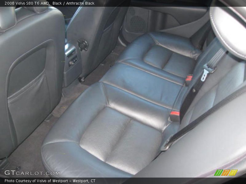 Black / Anthracite Black 2008 Volvo S80 T6 AWD