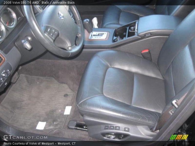 Black / Anthracite Black 2008 Volvo S80 T6 AWD