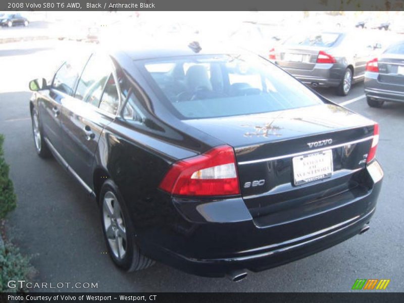Black / Anthracite Black 2008 Volvo S80 T6 AWD