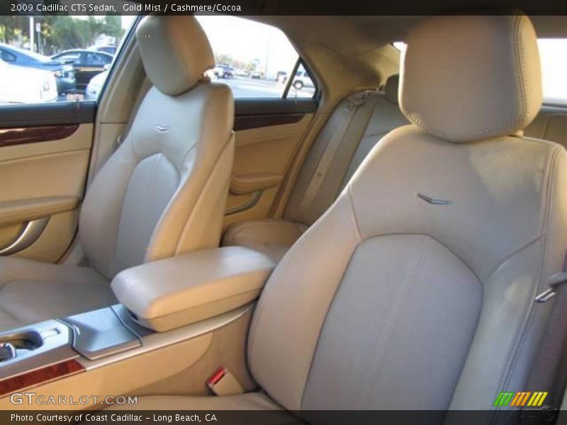 Gold Mist / Cashmere/Cocoa 2009 Cadillac CTS Sedan