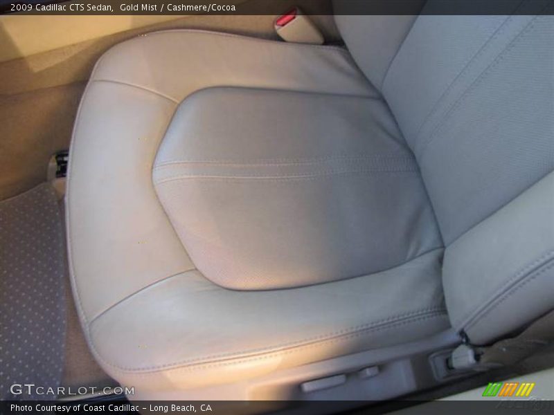 Gold Mist / Cashmere/Cocoa 2009 Cadillac CTS Sedan
