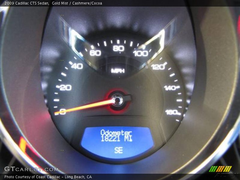 Gold Mist / Cashmere/Cocoa 2009 Cadillac CTS Sedan