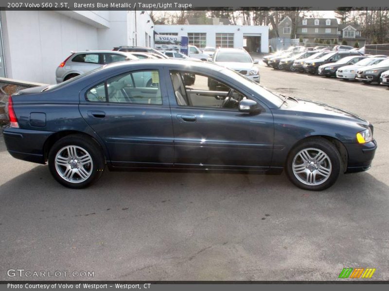 Barents Blue Metallic / Taupe/Light Taupe 2007 Volvo S60 2.5T