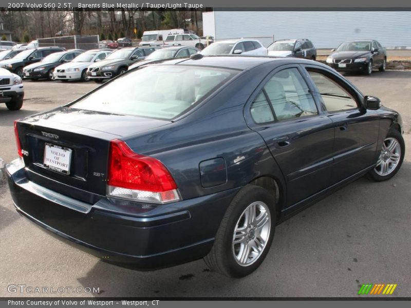 Barents Blue Metallic / Taupe/Light Taupe 2007 Volvo S60 2.5T