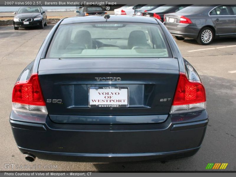 Barents Blue Metallic / Taupe/Light Taupe 2007 Volvo S60 2.5T