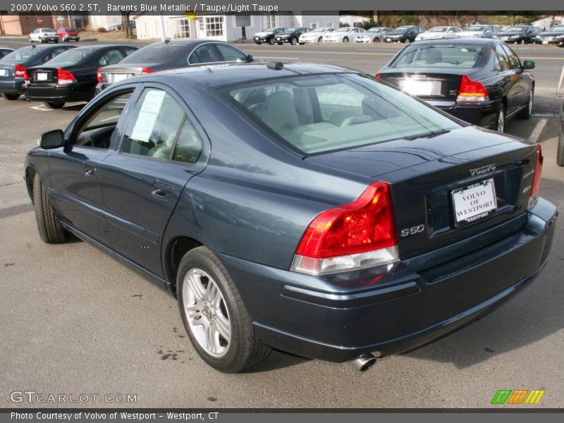 Barents Blue Metallic / Taupe/Light Taupe 2007 Volvo S60 2.5T