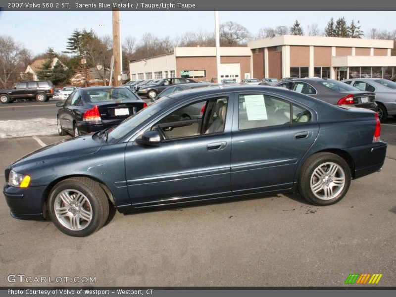 Barents Blue Metallic / Taupe/Light Taupe 2007 Volvo S60 2.5T