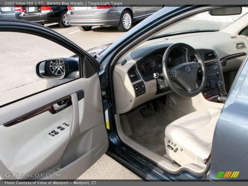 Barents Blue Metallic / Taupe/Light Taupe 2007 Volvo S60 2.5T